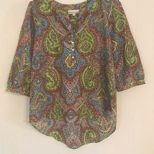 Umgee Green/blue design shirt